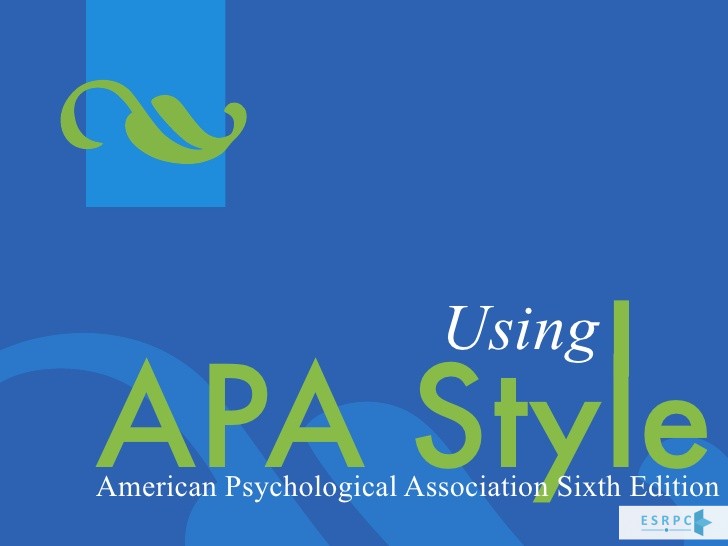 نمط آي بي آي للتوثيق العلمي APA Style For Citation